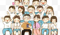 毕业照动漫图片,毕业照中的动漫时光